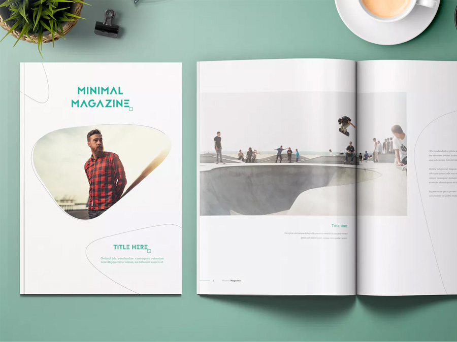 minmal magazin 户外品牌宣传册设计